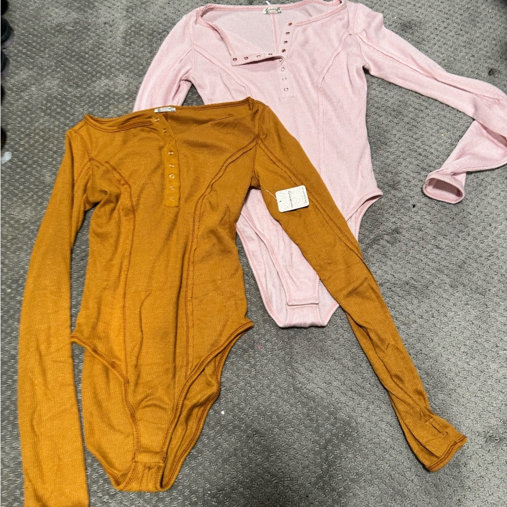 NWT Free People XS bodysuit bundle